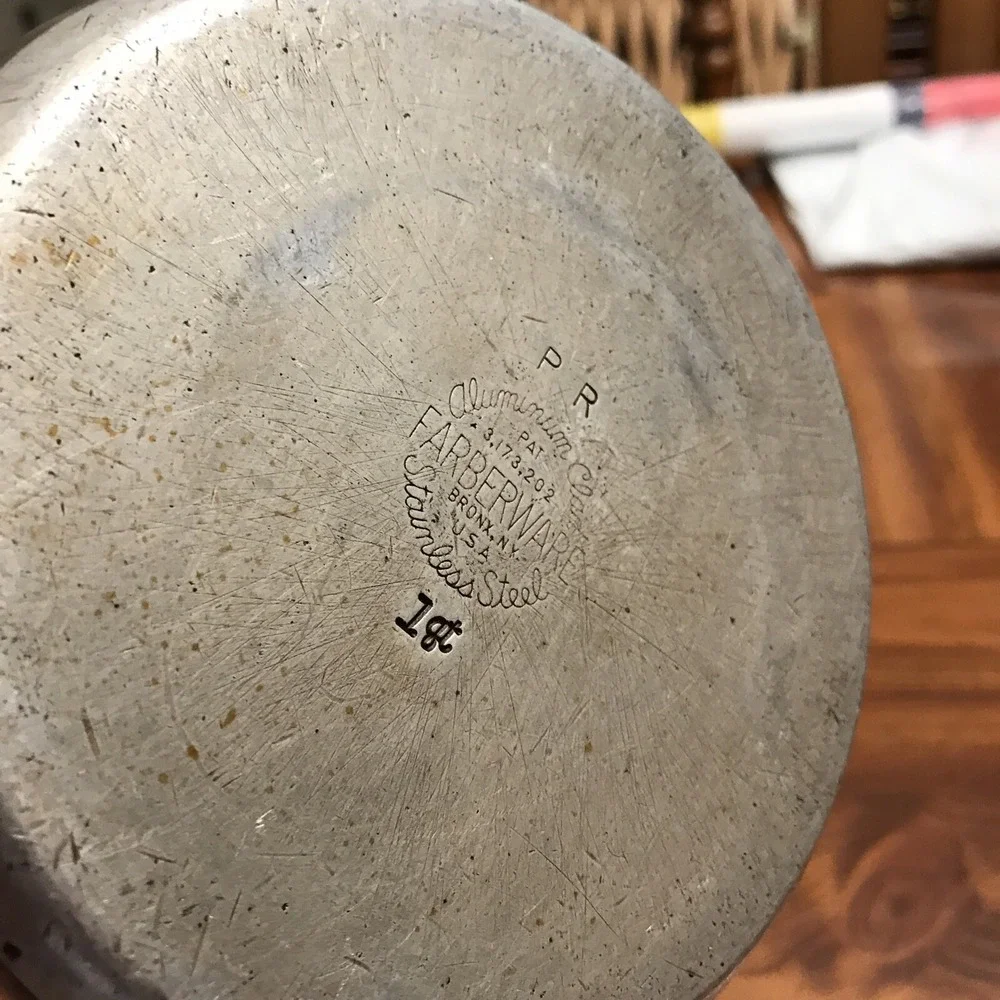 Little 1‎ quart Faberware clad cookware pot sauce pan Stainless Steel